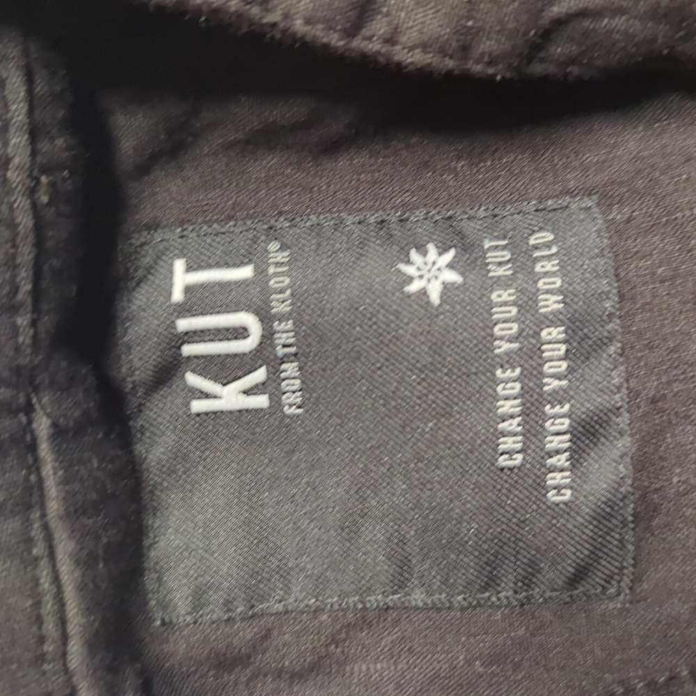 Kut from the Kloth Women's s Black Cargo Pants - Picture 7 of 7